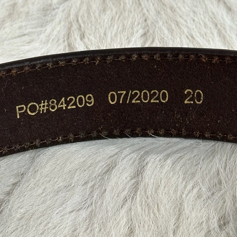 Kids Ariat Brown Genuine Leather Belt with Silver Buckle Diamond Conchos